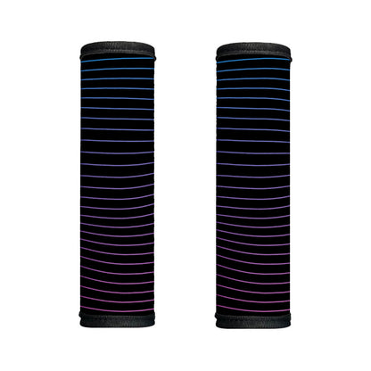 Blue And Purple EDM Wave Print Handle Covers