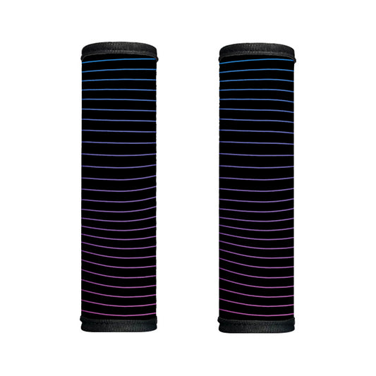 Blue And Purple EDM Wave Print Handle Covers
