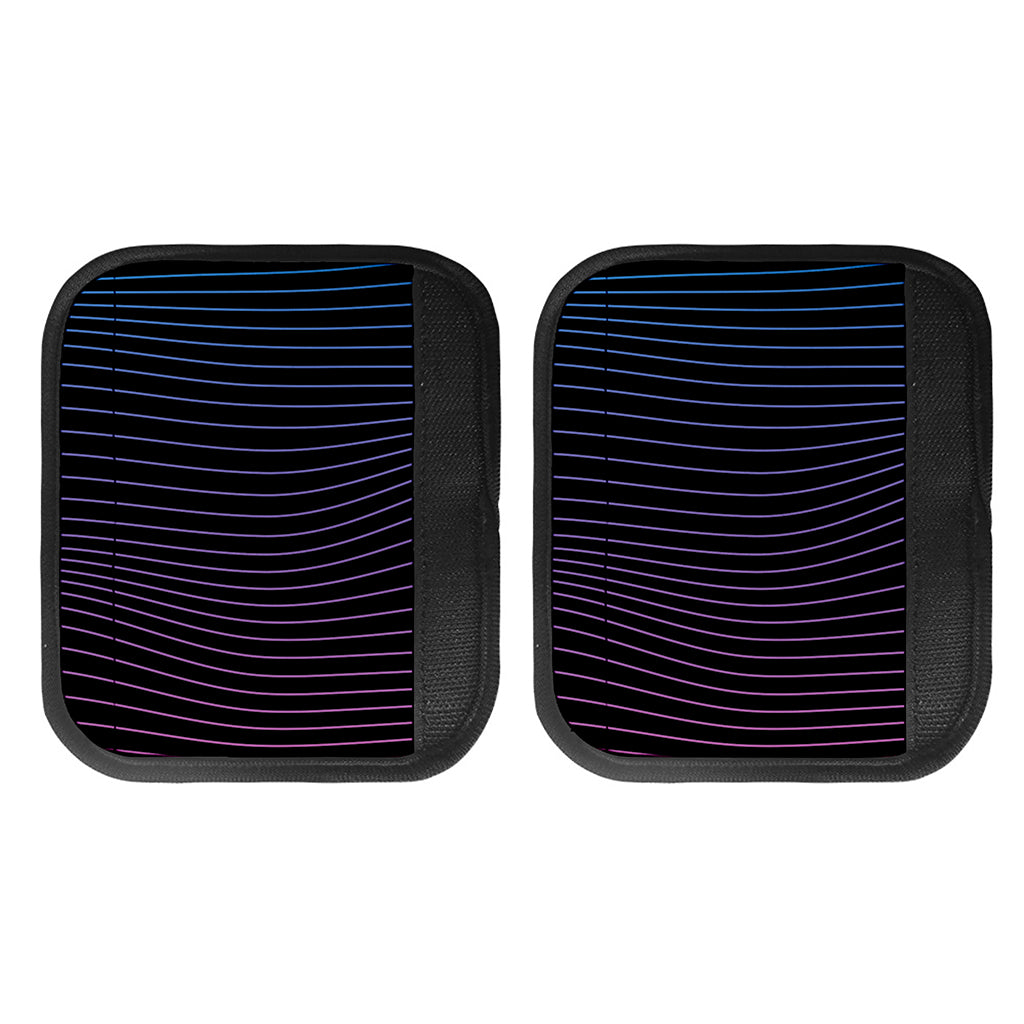 Blue And Purple EDM Wave Print Handle Covers