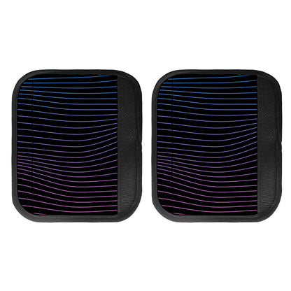 Blue And Purple EDM Wave Print Handle Covers