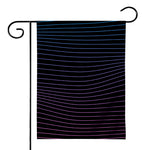 Blue And Purple EDM Wave Print House Flag