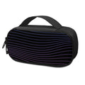 Blue And Purple EDM Wave Print Portable Cooler Travel Case