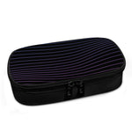 Blue And Purple EDM Wave Print Insulin Cooler Travel Case