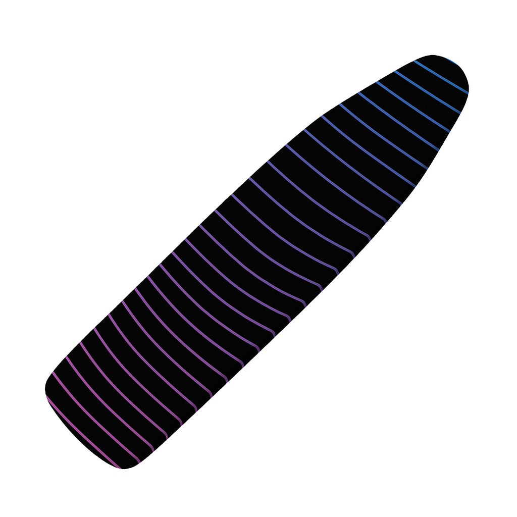 Blue And Purple EDM Wave Print Ironing Board Cover