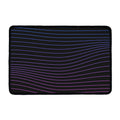 Blue And Purple EDM Wave Print Kitchen Mat