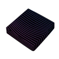 Blue And Purple EDM Wave Print Outdoor Seat Cushion Cover