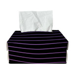 Blue And Purple EDM Wave Print Rectangle Tissue Box Cover