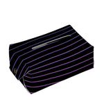 Blue And Purple EDM Wave Print Rectangle Tissue Box Cover