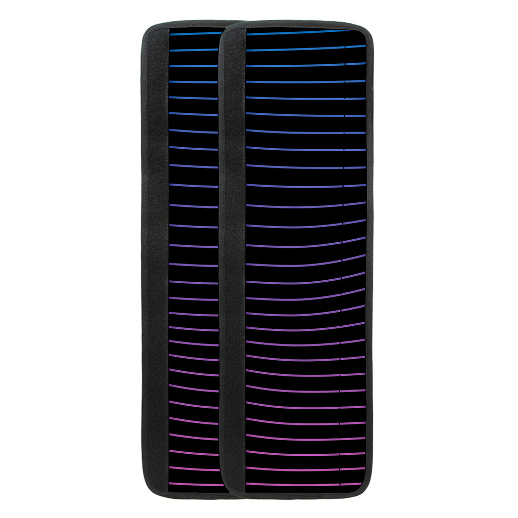 Blue And Purple EDM Wave Print Refrigerator Handle Covers