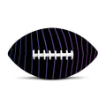 Blue And Purple EDM Wave Print Rugby Ball