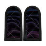 Blue And Purple EDM Wave Print Skillet Handle Cover