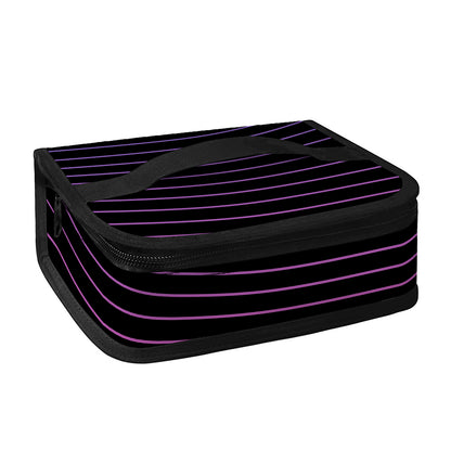 Blue And Purple EDM Wave Print Small Lunch Bag