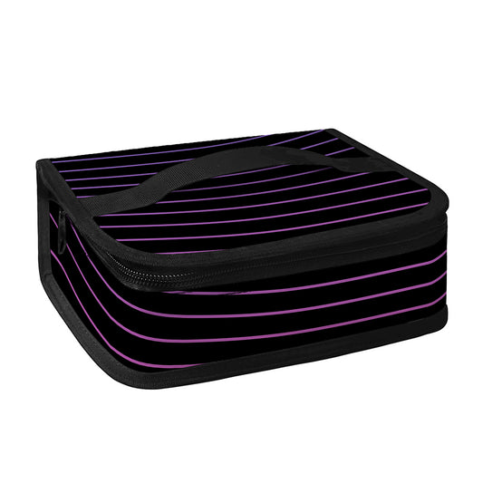 Blue And Purple EDM Wave Print Small Lunch Bag