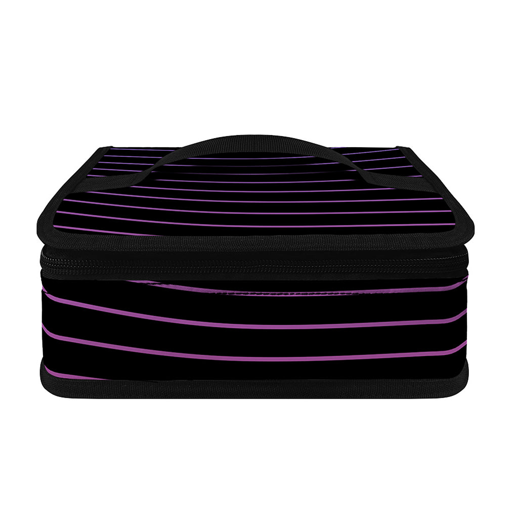 Blue And Purple EDM Wave Print Small Lunch Bag
