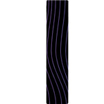 Blue And Purple EDM Wave Print Table Runner