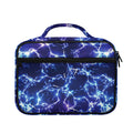 Blue And Purple Lightning Print Briefcase Bible Bag