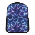 Blue And Purple Lightning Print Casual Backpack