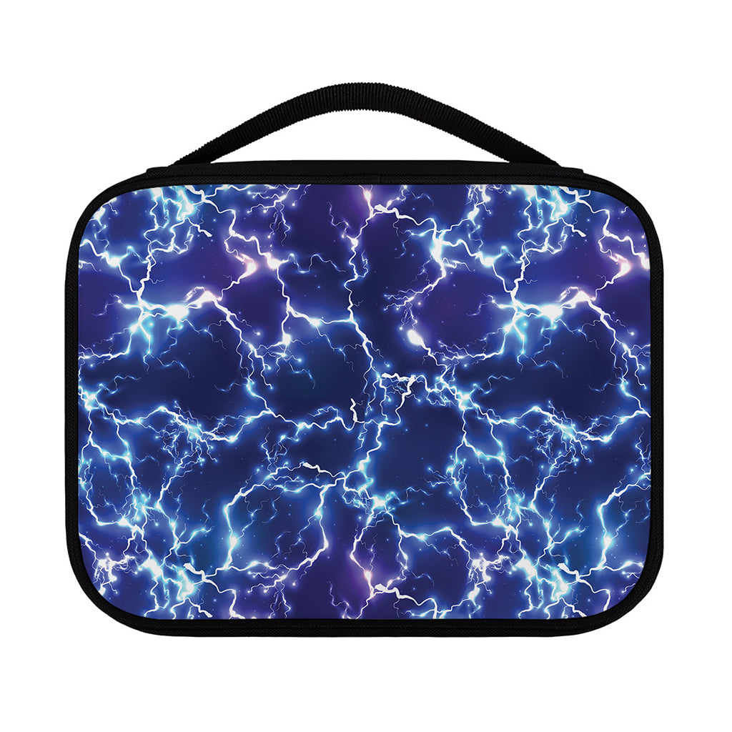 Blue And Purple Lightning Print Classic Bible Case