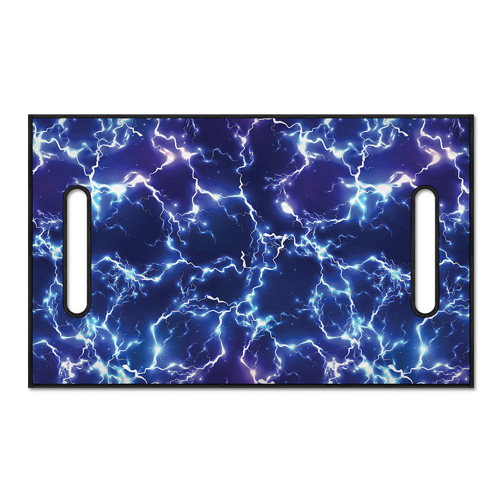 Blue And Purple Lightning Print Golf Cart Seat Cover