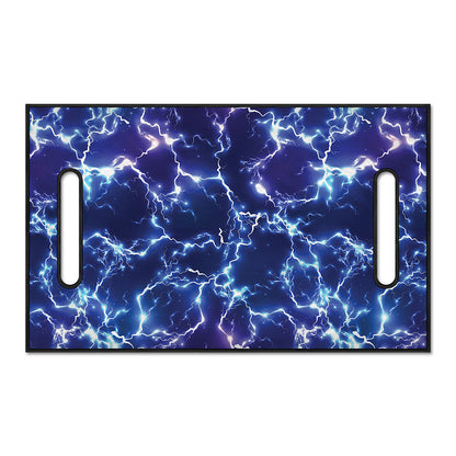 Blue And Purple Lightning Print Golf Cart Seat Cover