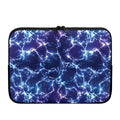 Blue And Purple Lightning Print Laptop Sleeve