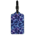 Blue And Purple Lightning Print Luggage Tag