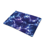 Blue And Purple Lightning Print Pet Cooling Mat Cover