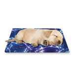 Blue And Purple Lightning Print Pet Cooling Mat Cover