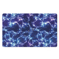 Blue And Purple Lightning Print Polyester Doormat