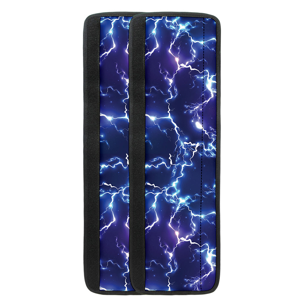 Blue And Purple Lightning Print Refrigerator Handle Covers