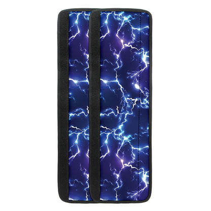 Blue And Purple Lightning Print Refrigerator Handle Covers
