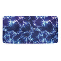 Blue And Purple Lightning Print Towel