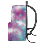 Blue And Purple Shibori Tie Dye Print Backpack