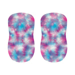 Blue And Purple Shibori Tie Dye Print Bar Stool Covers