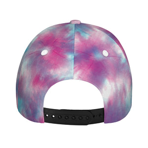 Blue And Purple Shibori Tie Dye Print Baseball Cap