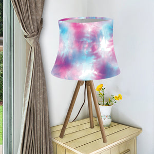 Blue And Purple Shibori Tie Dye Print Bell Lamp Shade