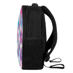 Blue And Purple Shibori Tie Dye Print Casual Backpack