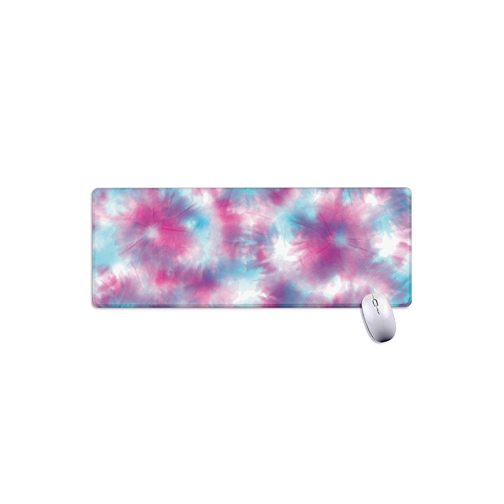 Blue And Purple Shibori Tie Dye Print Extended Mouse Pad