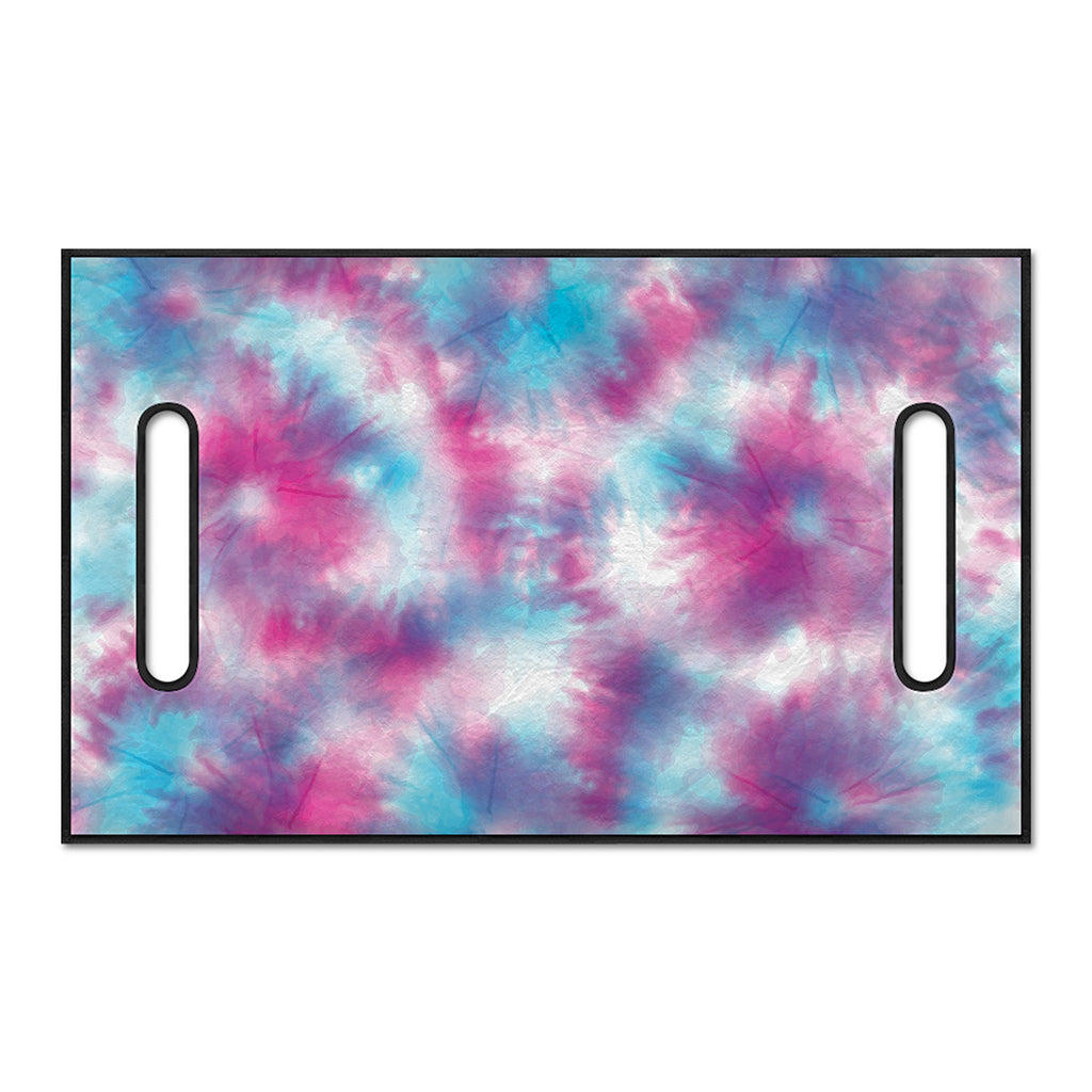 Blue And Purple Shibori Tie Dye Print Golf Cart Seat Cover