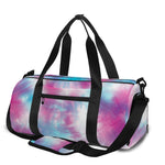 Blue And Purple Shibori Tie Dye Print Gym Bag