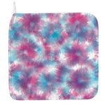 Blue And Purple Shibori Tie Dye Print Hand Towel