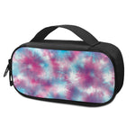 Blue And Purple Shibori Tie Dye Print Insulin Cooler Travel Case