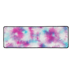 Blue And Purple Shibori Tie Dye Print Long Kitchen Mat