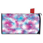 Blue And Purple Shibori Tie Dye Print Mailbox Cover