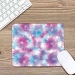 Blue And Purple Shibori Tie Dye Print Mouse Pad