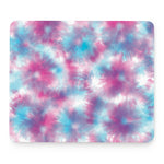 Blue And Purple Shibori Tie Dye Print Mouse Pad