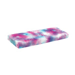 Blue And Purple Shibori Tie Dye Print Piano Keyboard Cover