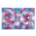 Blue And Purple Shibori Tie Dye Print Placemat