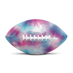 Blue And Purple Shibori Tie Dye Print Rugby Ball