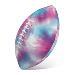 Blue And Purple Shibori Tie Dye Print Rugby Ball